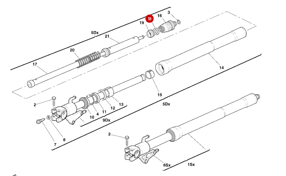 Guide Ressort Rondelle Appui NEUF - Ducati