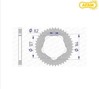 Couronne Démontage Rapide 520 36D AFAM NEUVE
