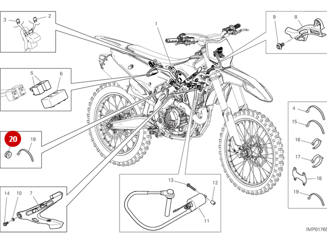 Joint En Caoutchouc Anti Vibration NEUF - Ducati