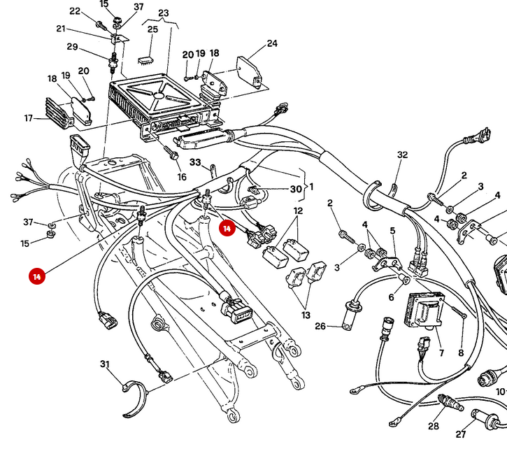 Silentbloc Antivibration NEUF - Ducati