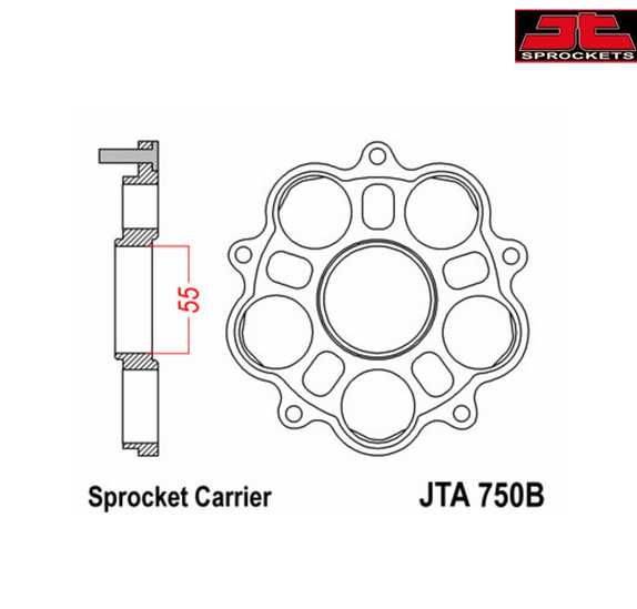 Porte couronne démontage rapide NEUF - Ducati