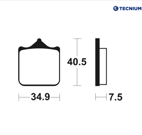 Paire de plaquettes de frein étriers P4 34/34 NEUVE - Ducati