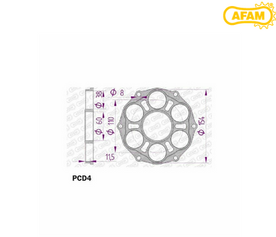 Support de couronne AFAM NEUF - Ducati
