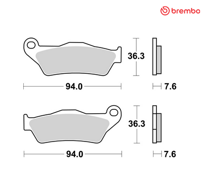 Paire de plaquettes de freins arrière NEUVE - Ducati