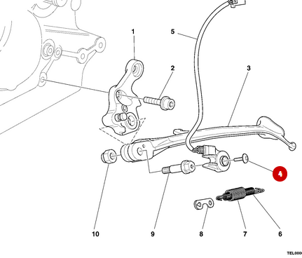 Vis M6X16 NEUF - Ducati