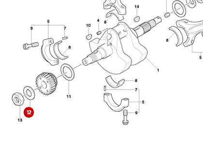 Rondelle Blocage NEUVE - Ducati