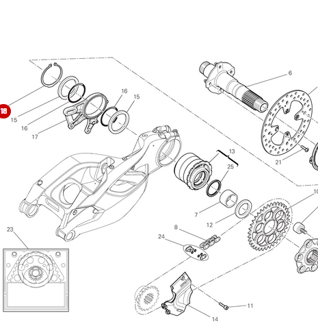 Circlip 85X3 NEUF - Ducati