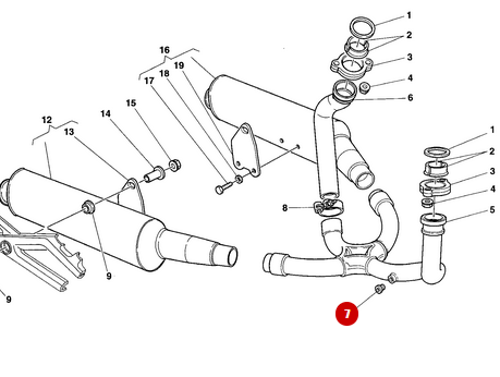 Bouchon Filetee 1/8 Gas UNI5705 NEUF - Ducati
