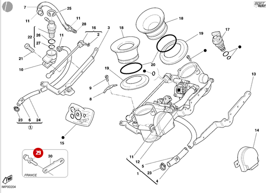 Vis Auto Cassante NEUVE - Ducati