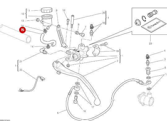 Durite Bocal NEUF - Ducati