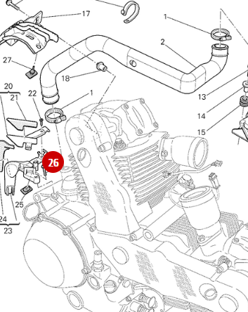 Vis Tbeif NEUVE - Ducati