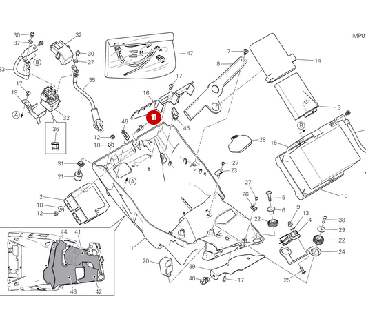 Vis Tbeif NEUVE - Ducati