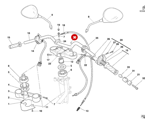 Goupille Elastique NEUVE - Ducati