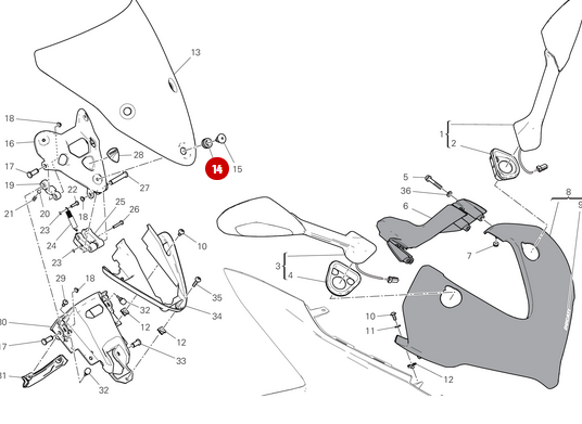 Caoutchouc Bulle NEUF - Ducati