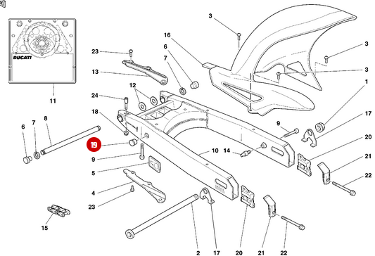 Bouchon NEUF - Ducati