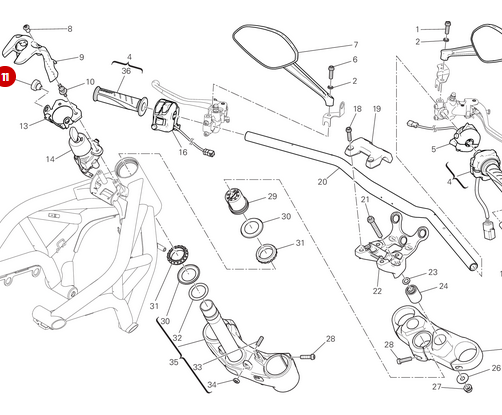 Tampon NEUF - Ducati