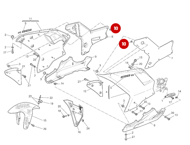 Rondelle Elastique NEUVE - Ducati