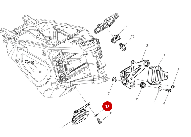Rondelle 8.2X20X1 NEUVE - Ducati