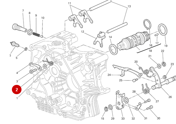 Rondelle 8.2X20X1 NEUVE - Ducati
