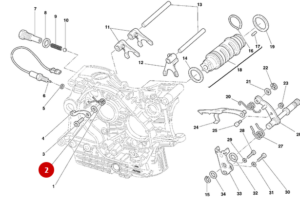 Rondelle 8.2X20X1 NEUVE - Ducati