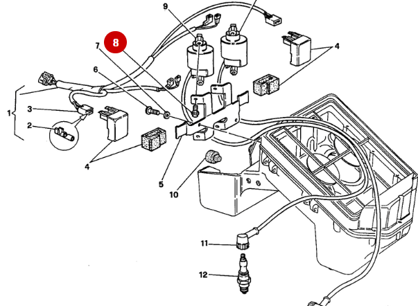 Vis Tef M5X12 NEUVE - Ducati