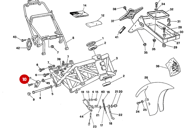 Vis Tspei M6X30 NEUVE - Ducati