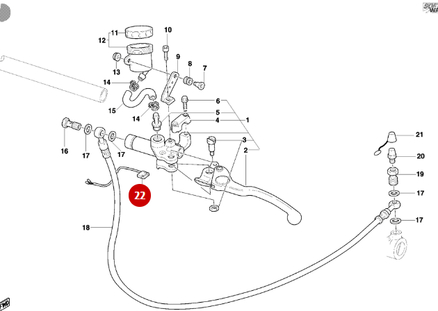 Interrupteur Capteur Embrayage NEUF - Ducati