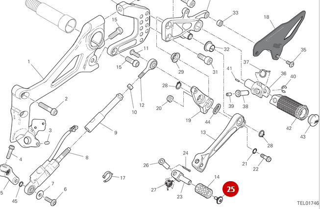 Vis Tbei M5X12 NEUVE - Ducati