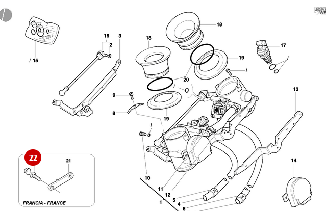 Vis Auto cassante Bridage NEUVE - Ducati