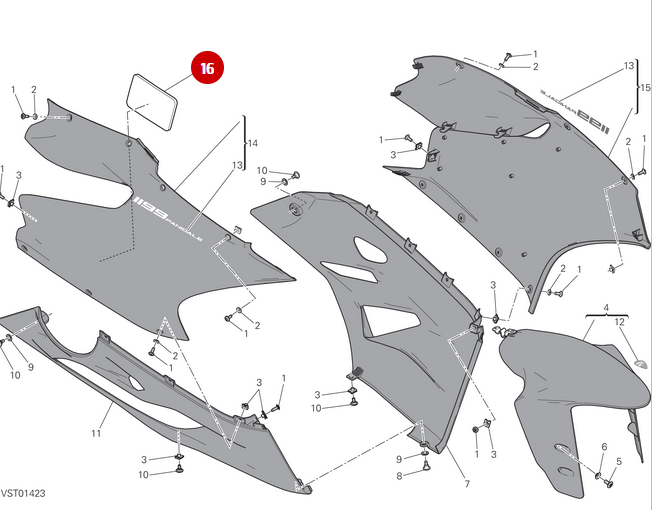 Tampon NEUF - Ducati