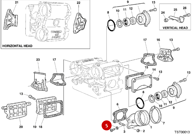 Vis Tc M5X8 NEUVE - Ducati