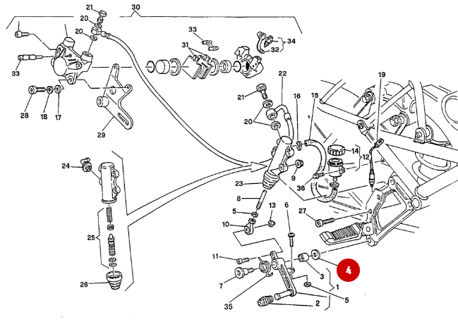 Rondelle NEUVE - Ducati