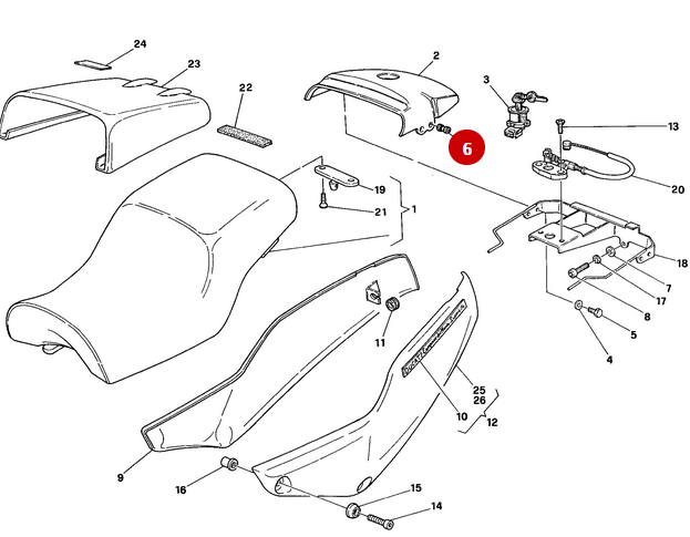 Insert Filete NEUF - Ducati