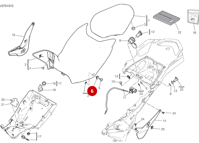 Entretoise NEUVE - Ducati