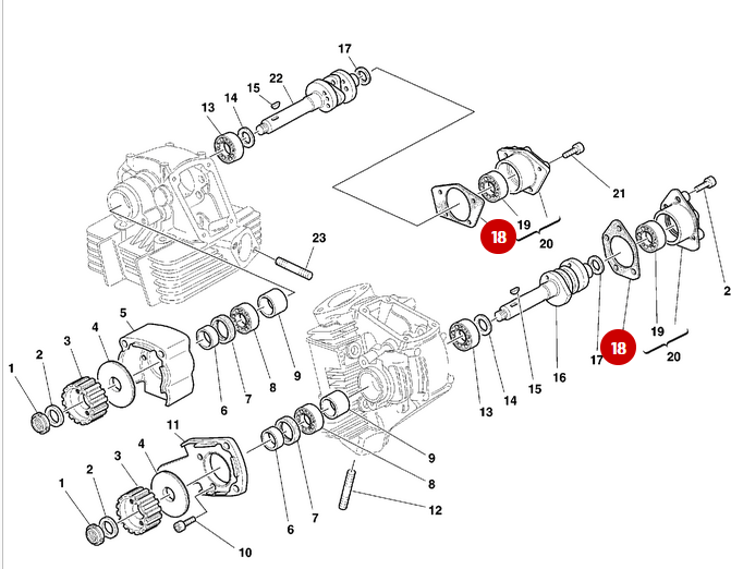 Joint Trappe NEUF - Ducati