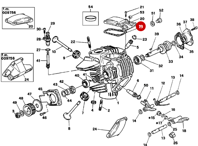 Joint Papier Couvercle Culasse NEUF - Ducati