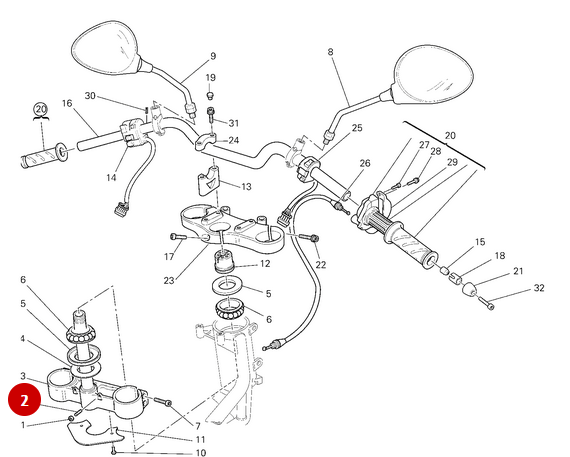 Vis de Butée NEUVE - Ducati