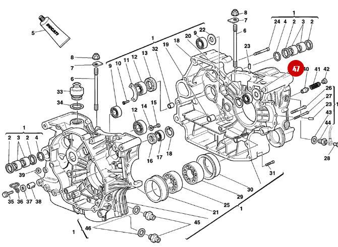 Rondelle Butee NEUVE - Ducati