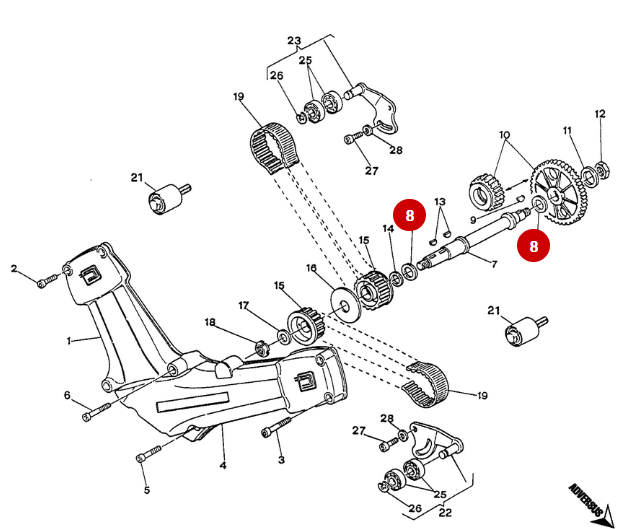 Rondelle de Butee NEUVE - Ducati