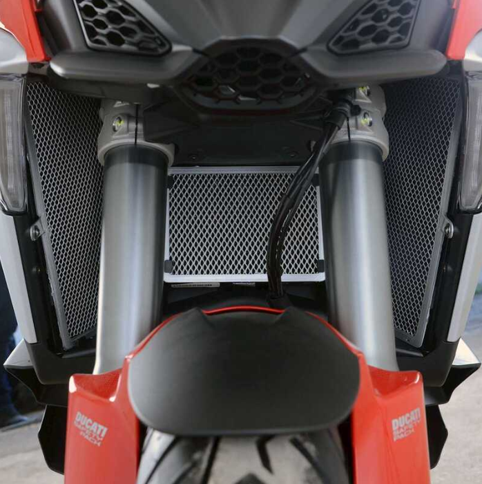 Protection Grille Radiateur Huile Grise NEUVE - Ducati