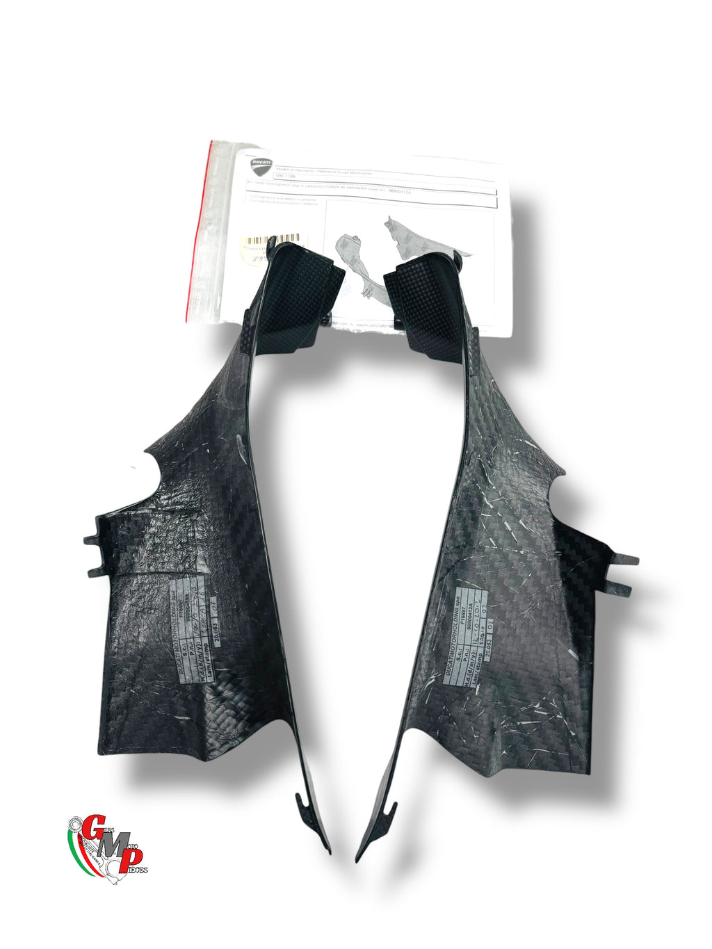 Kit Cache Carbone Entrée Air NEUF - Ducati Performance