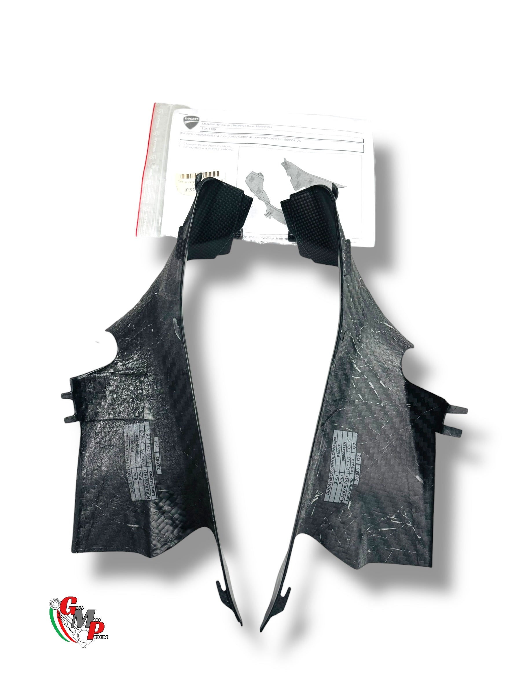 Kit Cache Carbone Entrée Air NEUF - Ducati Performance