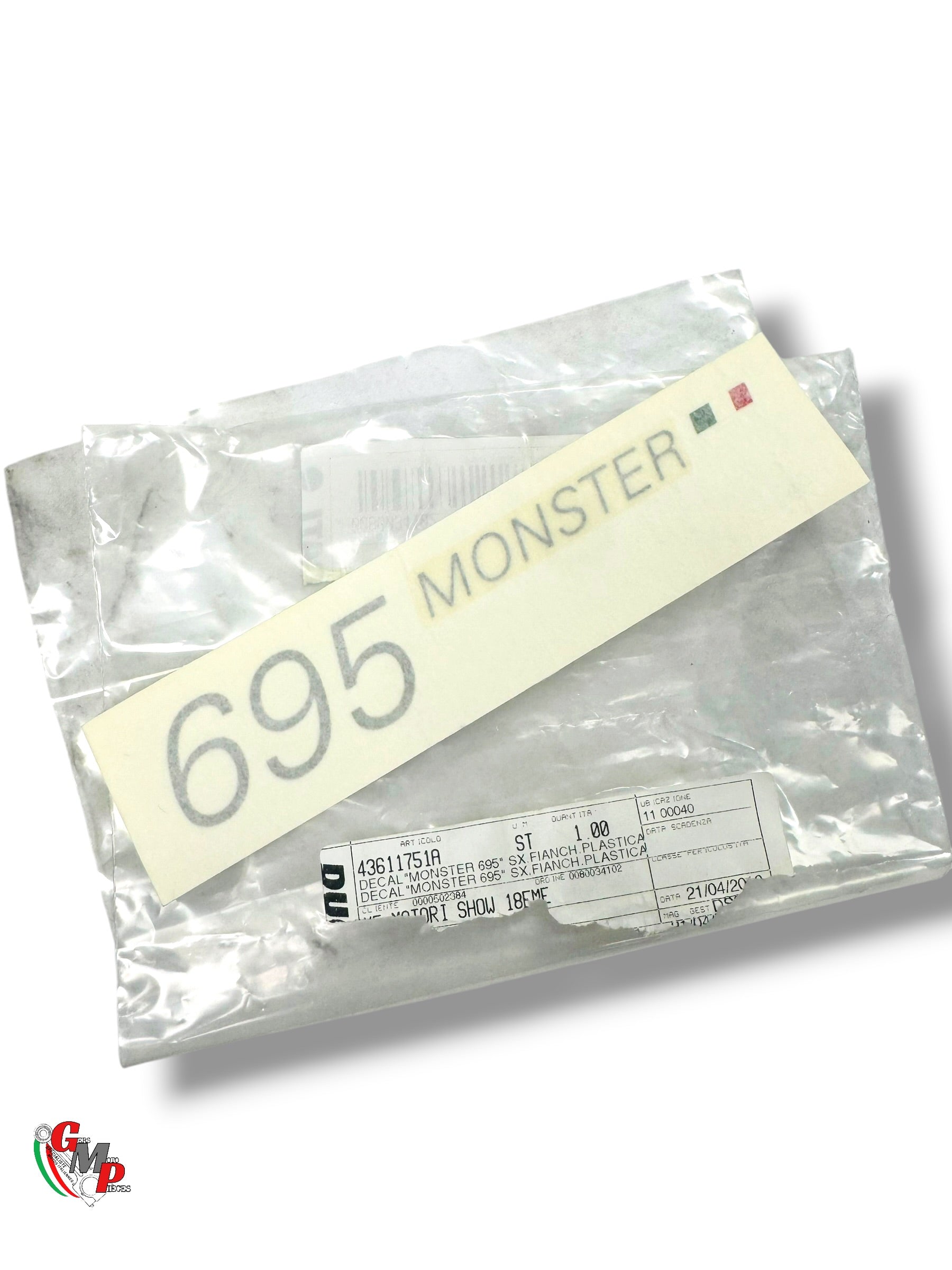 Embleme Gauche Monster 695 NEUF - Ducati