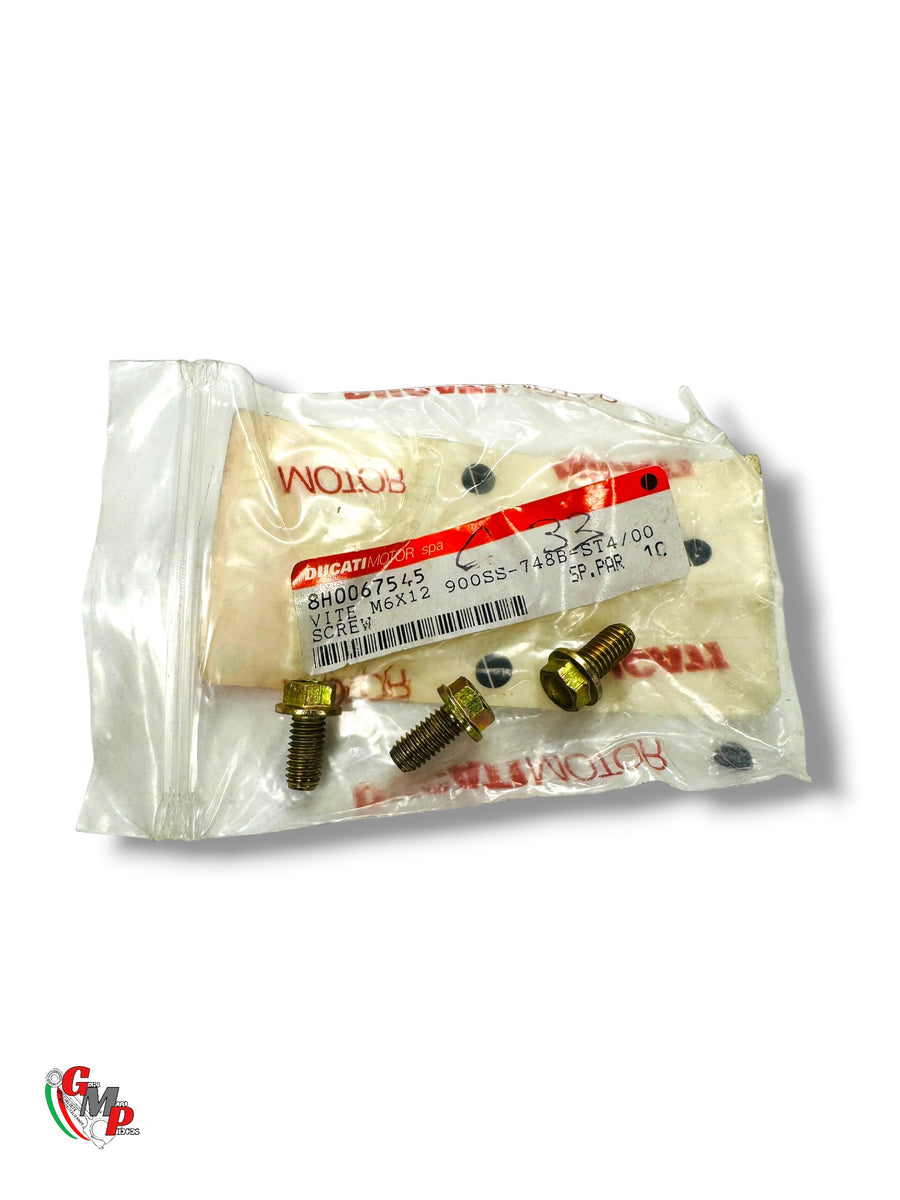 Vis Te M6X1.00X12 Ch8 Bichromaté NEUVE - Ducati