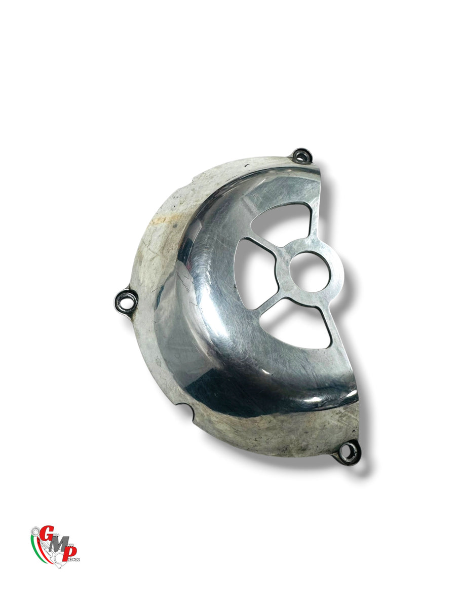 Couvercle Protection Embrayage Ajouré Aluminium Poli - Ducati