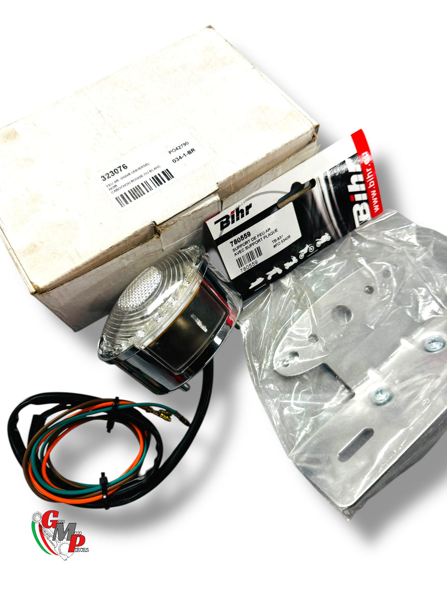 Feu Arrière LED Avec Support Plaque NEUF Universel