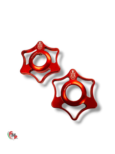 Molette Racing Réglage Précharge Fourche Rouge STM