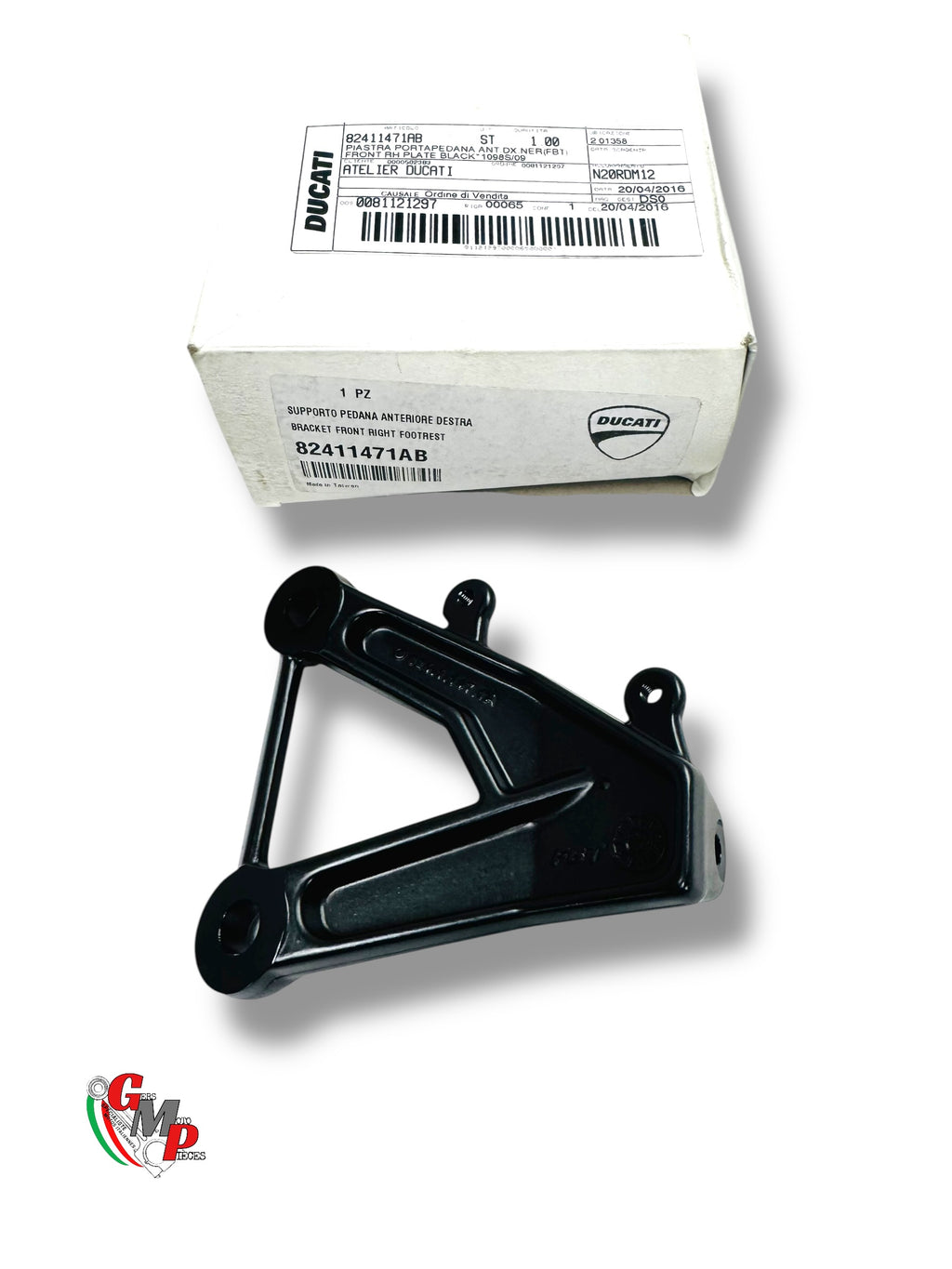 Platine Repose Pieds Avant Droit NEUVE - Ducati
