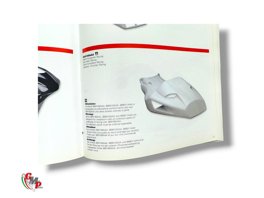 Selle Monoplace Racing En Fibre NEUVE - Ducati