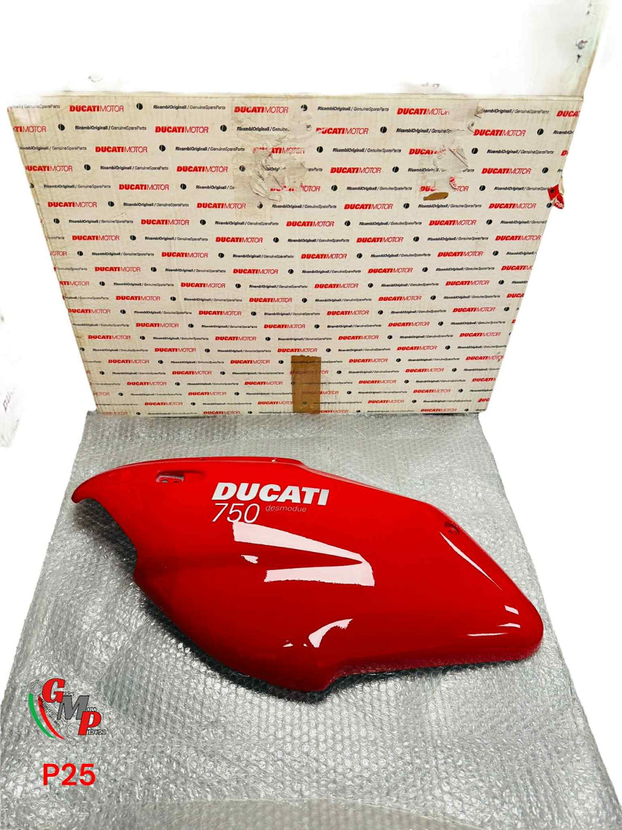 Flanc semi caréné gauche rouge NEUF - Ducati